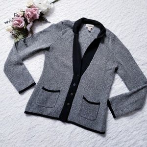 Cashmere Blend BR Italian Fabric Knit Cardigan